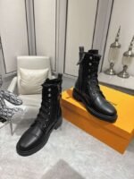 Louis Vuitton Citizen Flat Ranger Boot Monogram Black 1Aday2 - Image 7