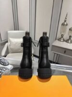 Louis Vuitton Citizen Flat Ranger Boot Monogram Black 1Aday2 - Image 5