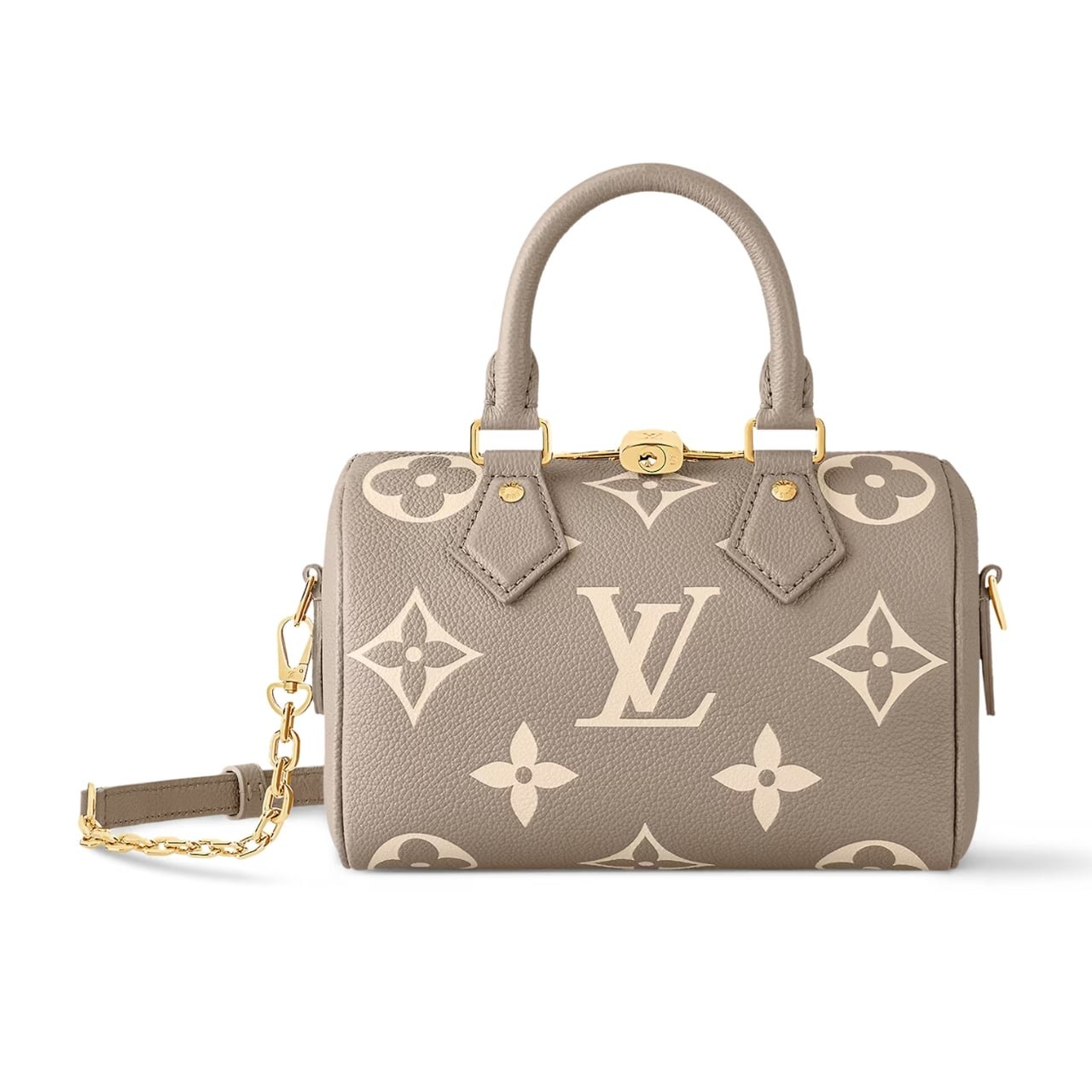 LVG-1 Louis Vuitton Speedy Bandoulière 20 Tourterelle Gray 20Cm M46575 - Image 1