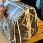 Louis Vuitton Keepall Bandoulière Monogram Canvas Brown And Yellow 45cm - Image 6