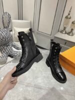 Louis Vuitton Citizen Flat Ranger Boot Leather Black - Image 6