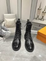 Louis Vuitton Citizen Flat Ranger Boot Leather Black - Image 4