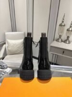 Louis Vuitton Citizen Flat Ranger Boot Leather Black - Image 2