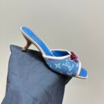 Louis Vuitton Kitten Mule Denim Blue - Image 5
