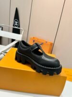 Louis Vuitton Lv Checker Mary Jane Black 1Acnow - Image 2