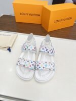 Louis Vuitton X Murakami Lv Sunset Flat Comfort Sandal White 1agxeq - Image 5