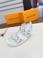 Louis Vuitton X Murakami Lv Sunset Flat Comfort Sandal White 1agxeq - Image 2