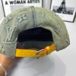 Louis Vuitton Monogram Denim Baseball Cap In Washed Blue - Image 6