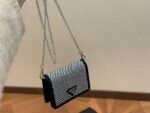 Prada Cardholder With Shoulder Strap And Crystals 13Cm 1Mr024 2Awl F0T7O - Image 3