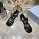 Prada Patent Leather Mary Jane Pumps Black 1I816N 069 F0002 F 035 - Image 2
