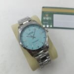 Rolex Oyster Perpetual Watch 41mm Turquoise Dial 124300 0006 - Image 4