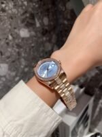 Rolex Datejust Diamond In Rose Gold With Blue Dial 31mm - Image 4