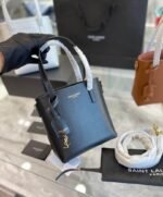 Saint Laurent Shopping Saint Laurent Mini Bag In Box Black 18Cm 773995Aaddi1000 - Image 4