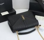 Saint Laurent College Large Chain Bag Black 25Cm 600278Brm071000 - Image 3