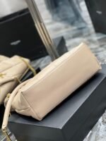 Saint Laurent Puffer Medium In Leather Gold Hardware Beige 35cm 5774751EL072721 - Image 6