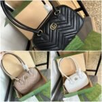 Gucci Marmont Small Top Handle Bag Pink 25Cm - Image 2