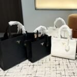 Prada Small Symbole Bag With Topstitching Black 28cm 1ba379 Ask F0002 V Oco - Image 4
