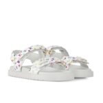 Louis Vuitton X Murakami Lv Sunset Flat Comfort Sandal White 1agxeq