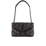 Saint Laurent Puffer Small Chain Bag In Quilted Black Noir 5774761El081000
