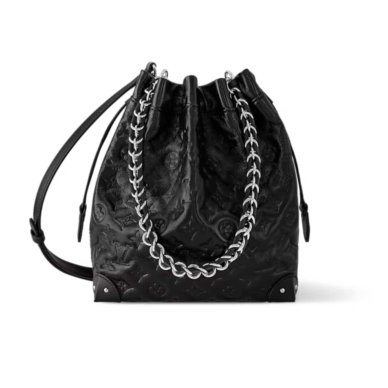 TBNB-12-1 Louis Vuitton Noé Trunk PM Bag Coussin Black 20Cm M13484 - Image 1
