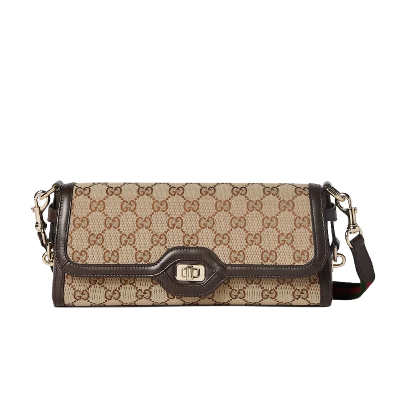 TBNB-2-10-1 Gucci Luce Small Shoulder Bag Beige And Ebony 27Cm 786027 FADAC 9762 - Image 1
