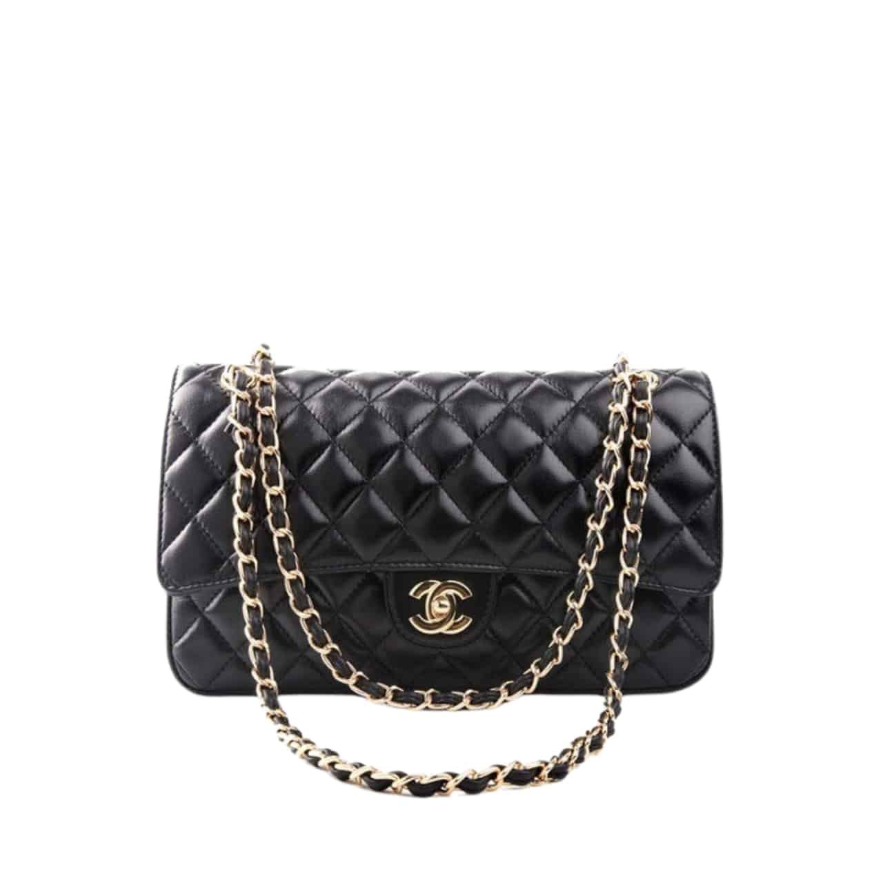 TBNB-2-7 Chanel Classic Handbag Black 25Cm - Image 1