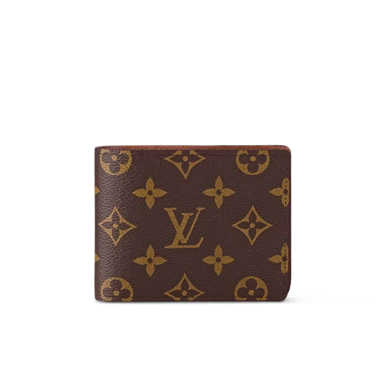 TBNB-21 Louis Vuitton Amerigo Wallet Monogram Canvas In Brown 11Cm N60053 - Image 1
