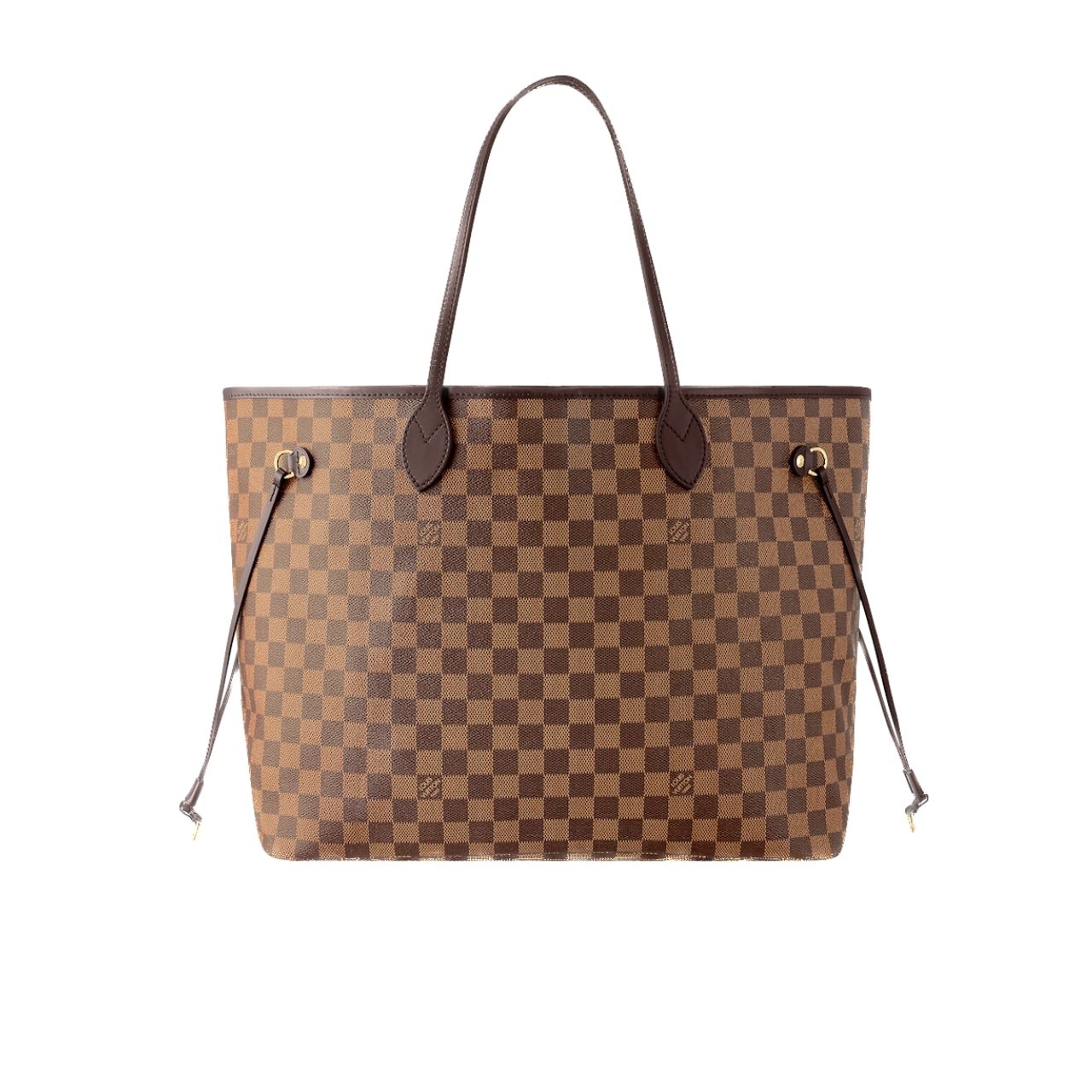 TBNB-3-12 Louis Vuitton Neverfull GM Damier Ebene Canvas Tote Bag Cerise Red 39cm N40597 - Image 1