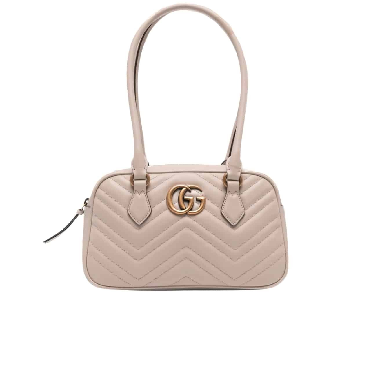 TBNB-3-6 Gucci Marmont Small Top Handle Bag Pink 25Cm - Image 1