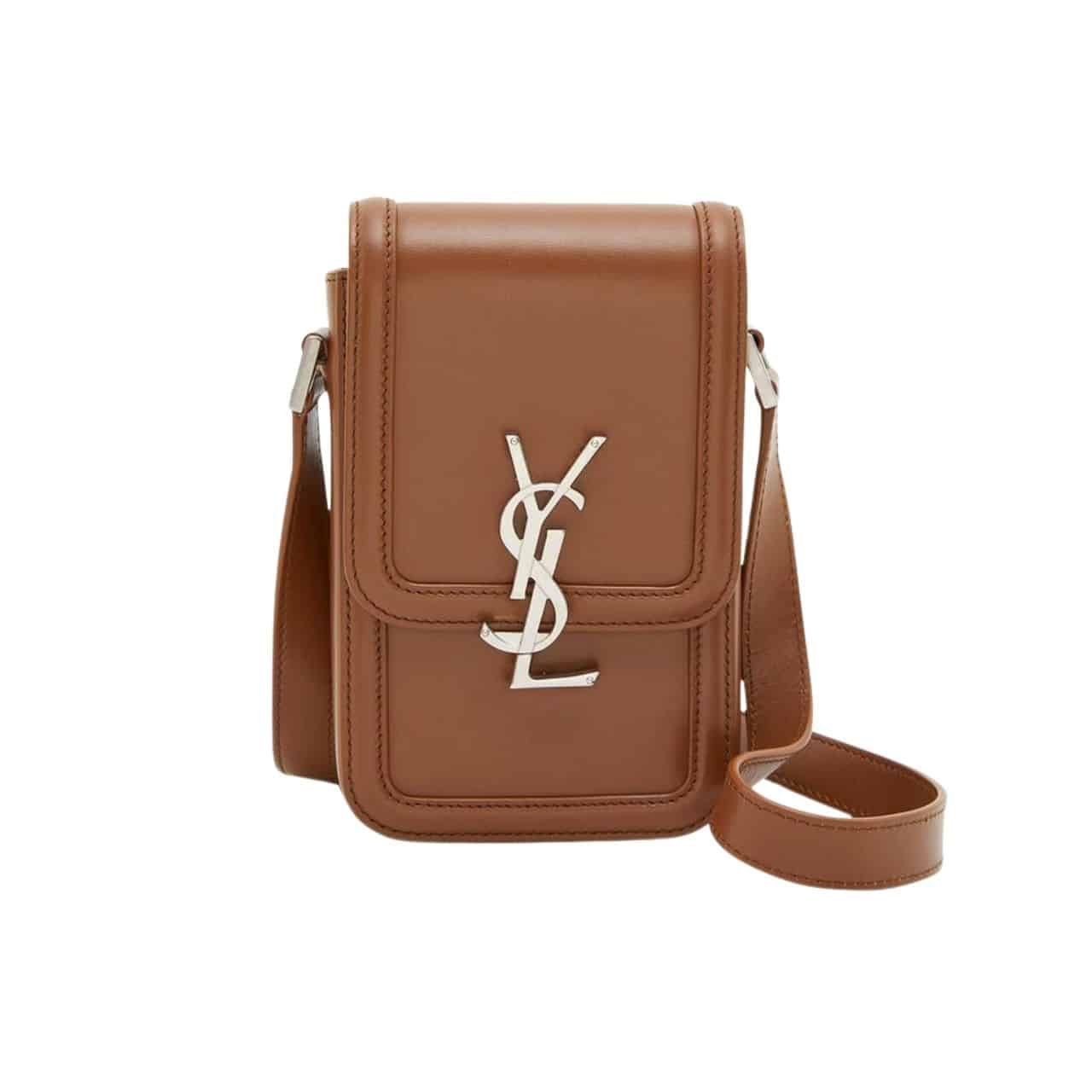 xr:d:DAF6MoGXHTU:1519,j:2961541040583050624,t:24040902 Saint Laurent Solferino Mini Bag In Smooth Leather Fox 11Cm 7539630Sx0E2536 - Image 1