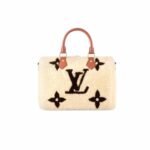 Louis Vuitton Speedy Bandouliere Monogram Teddy Fleece 25 White 25Cm