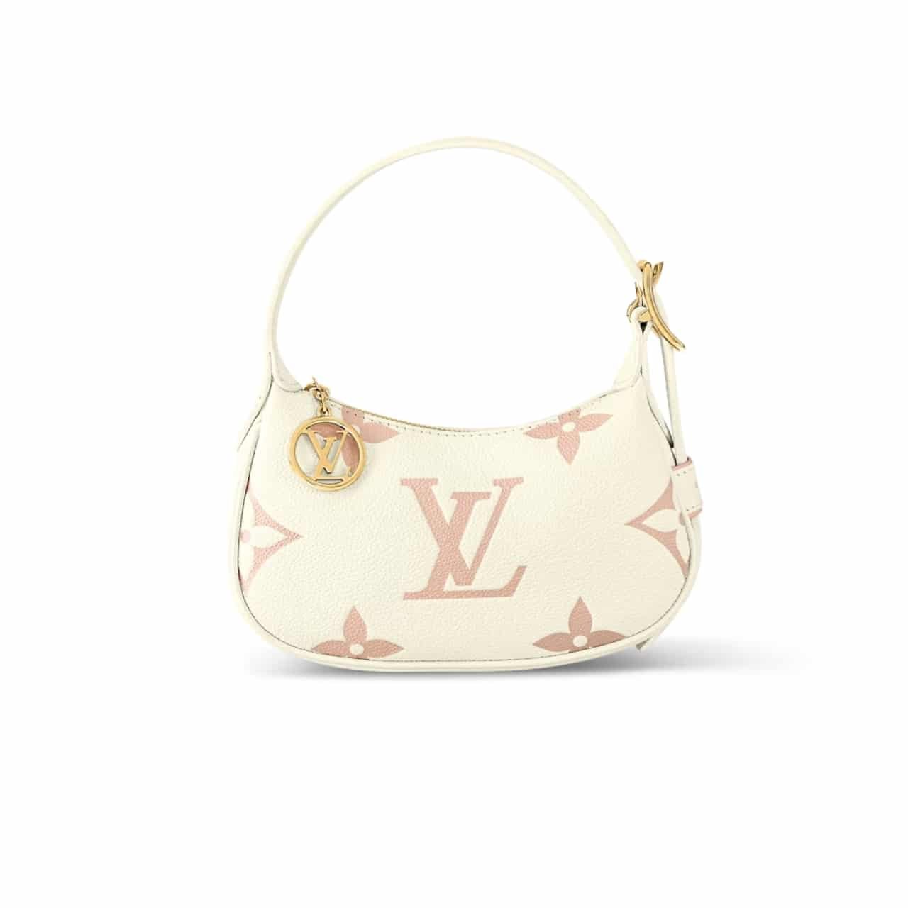 xr:d:DAF6MoGXHTU:1392,j:8794826293906977699,t:24031902 Louis Vuitton Mini Moon Bag In Latte White And Chamallow Pink 21Cm M24108 - Image 1