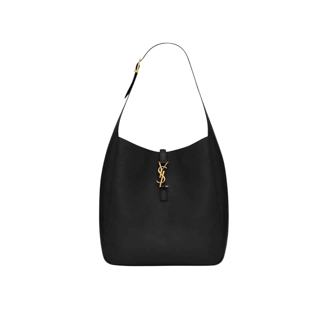 TBNB-54-1 Saint Laurent Le 5 À 7 Supple Large In Grained Leather Black 31Cm 753837Aaauq1000 - Image 1