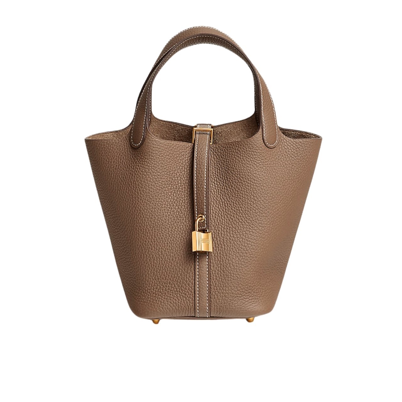 TBNB-56-1 Hermes Picotin Lock 18 Bag Etoupe With Gold 18Cm H056289Cc18 - Image 1