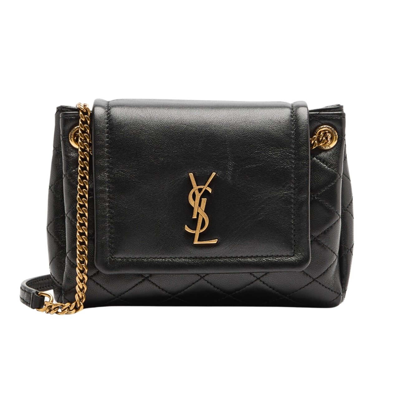 TBNB-57 Saint Laurent Mini Nolita In Black 18cm 6727381el071000 - Image 1