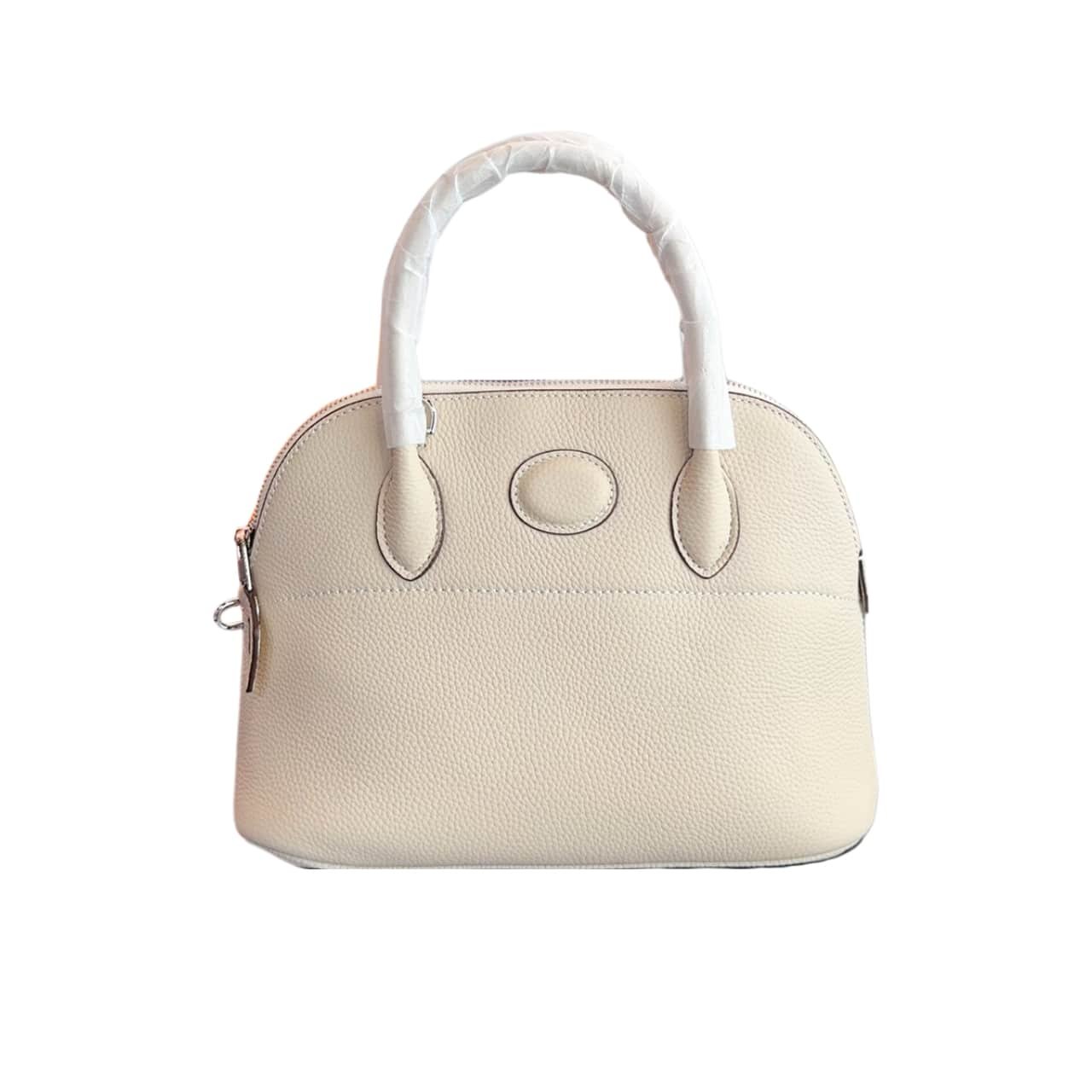 TBNB-6-7 Hermes Bolide Taurillon Clemence Blanc 27Cm - Image 1