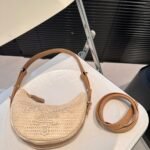 Prada Arqué Crochet Shoulder Bag Natural 22Cm 1Bc194 2M2T F0018 V Ouo - Image 2