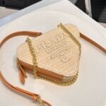 Prada Crochet Mini Pouch Natural 19cm 1NR015 2CXK F0018 - Image 3
