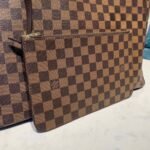 Louis Vuitton Neverfull GM Damier Ebene Canvas Tote Bag Cerise Red 39cm N40597 - Image 4