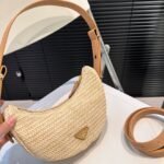 Prada Arqué Crochet Shoulder Bag Natural 22Cm 1Bc194 2M2T F0018 V Ouo - Image 3