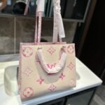 Louis Vuitton By The Pool On The Go Pm Tote Bag Pink 34Cm M22976 - Image 2