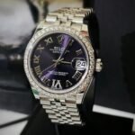 Rolex Datejust 36 Aubergine Diamond Dial Oyster Watch In Purple 126284rbr - Image 2