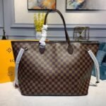 Louis Vuitton Neverfull GM Damier Ebene Canvas Tote Bag Cerise Red 39cm N40597 - Image 2