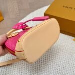 Louis Vuitton Nano Alma Monogram Vernis Neon Pink 18Cm M90611 - Image 6