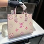 Louis Vuitton By The Pool On The Go Pm Tote Bag Pink 34Cm M22976 - Image 4