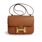 Hermes Constance 24 Togo Leather Gold Hardware Brown 24cm