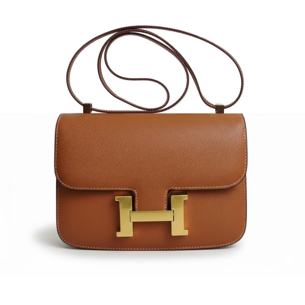 Thumbnail-1-11 Hermes Constance 24 Togo Leather Gold Hardware Brown 24cm - Image 1