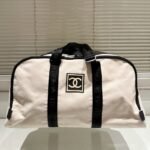 Chanel Sport Duffle Bag White 51Cm - Image 3