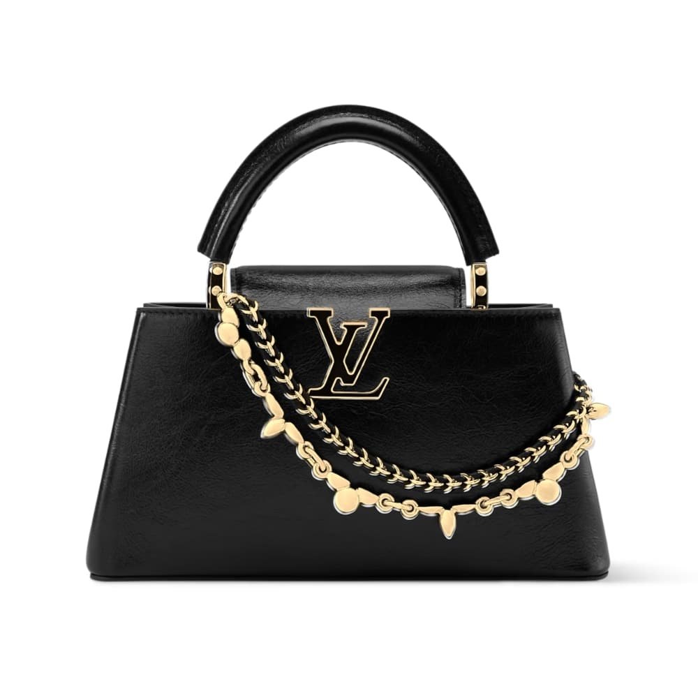 Thumbnail-14-12 Louis Vuitton Capucines East West BB Black 26Cm M25492 - Image 1