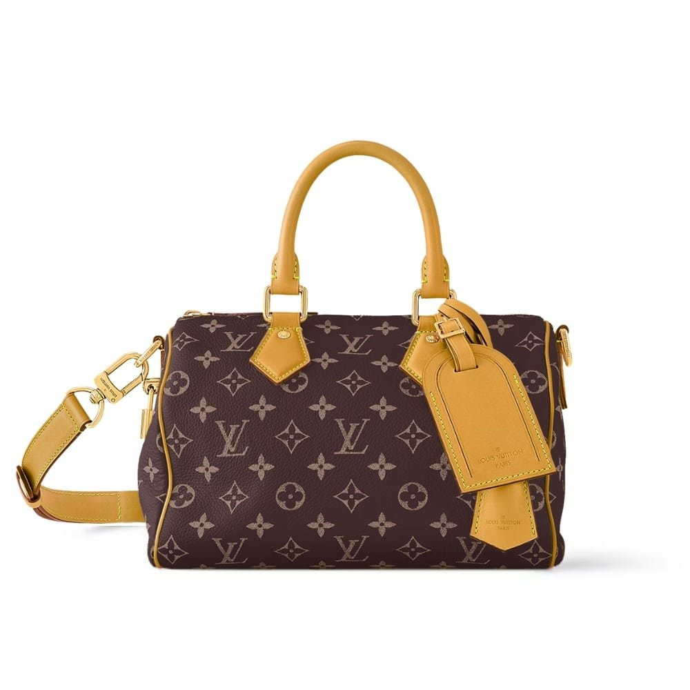 Thumbnail-15-6 Louis Vuitton Speedy P9 Bandoulière 25 Monogram Brown 25cm M24443 - Image 1